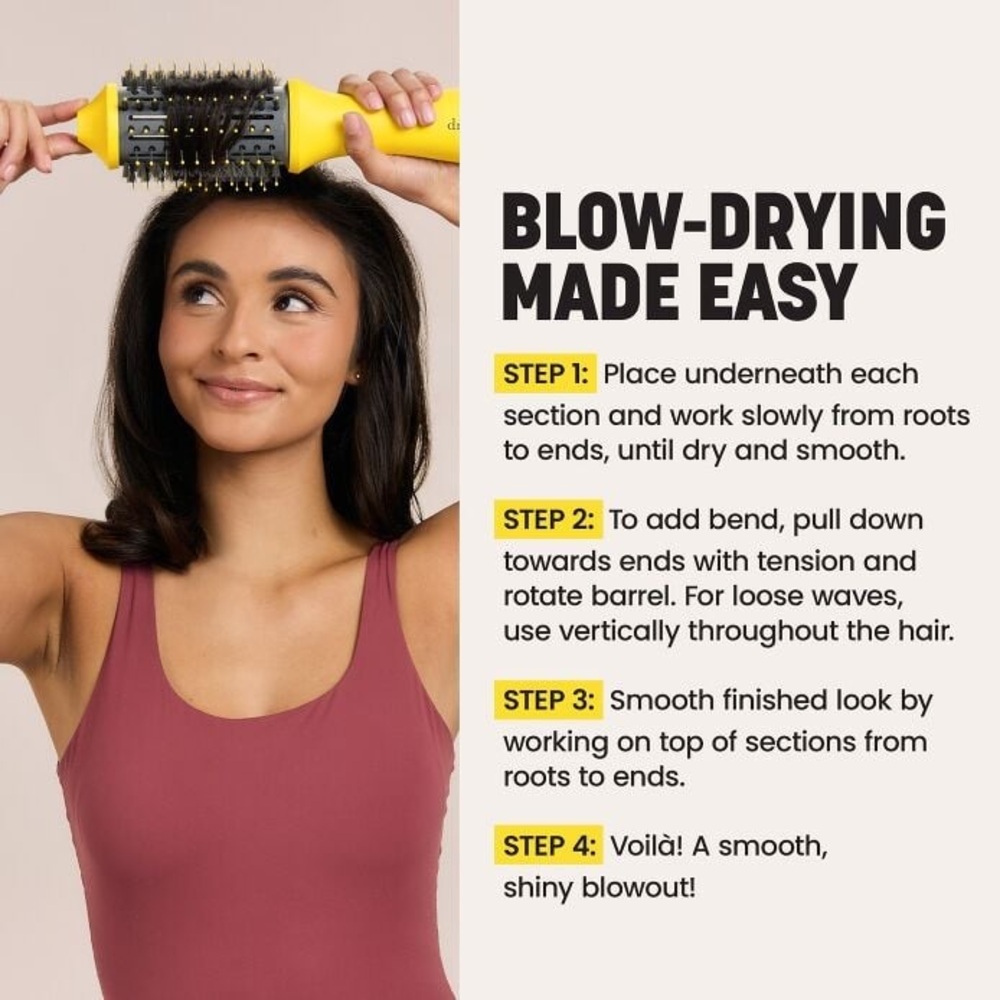 ✨ Drybar The Single Shot Round Blow-Dryer Brush (1.5”) ✨ $155 MSRP - Picture 5 of 6
